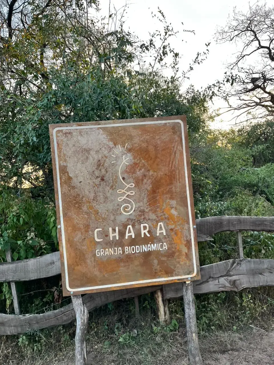 Imágen del trabajo en la granja.