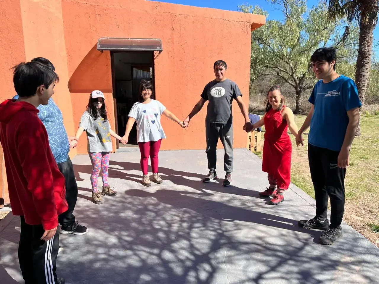 Imágen del trabajo en la feria.