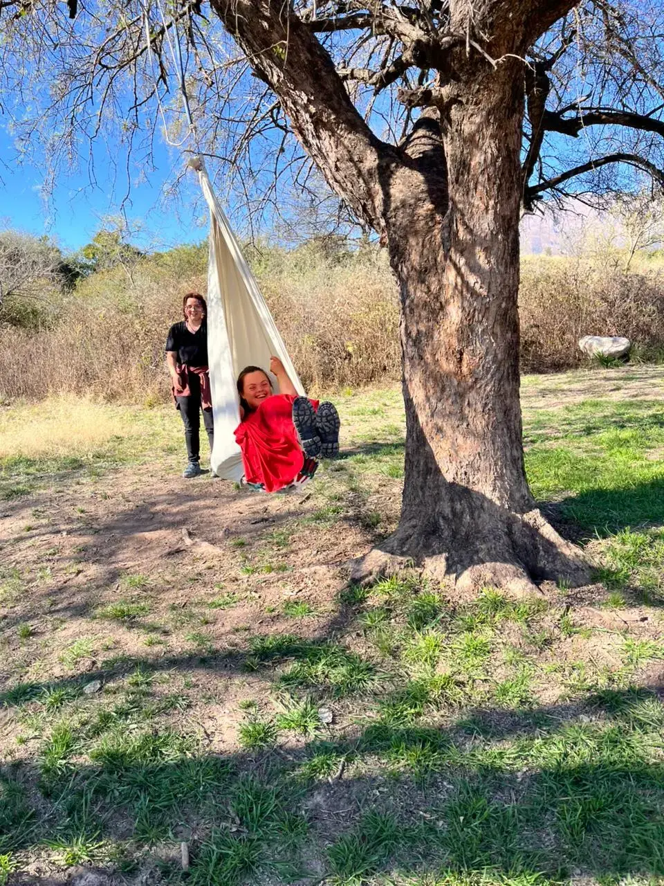 Imágen del trabajo en la feria.
